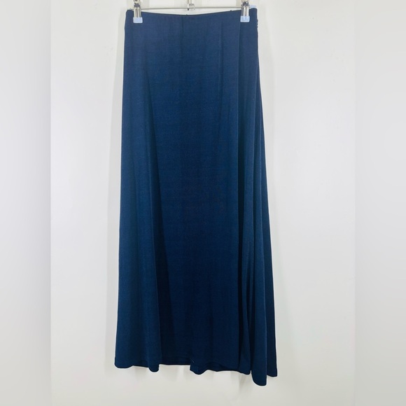 Vintage Diamonds Y2K Witchy Beaded Navy Blue Maxi Skirt Medium Stretchy Waist - Picture 4 of 4